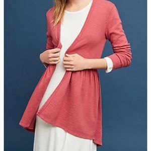 Gorgeous Anthropologie T. La Beira Peplum cardigan